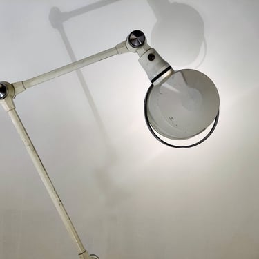 Mid century articulated wall or desk lamp, 1960s - vintage french articulated task lamp - vintage hospital lamp - industrial desk lamp 
