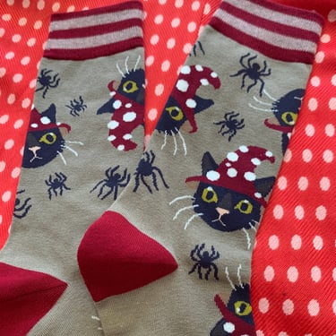 Witchy Whiskers Socks