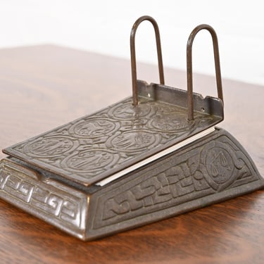 Tiffany Studios New York Zodiac Bronze Perpetual Desk Calendar, Circa 1910