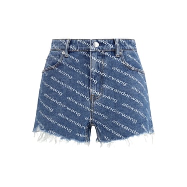 Alexander Wang Women Bite Denim Shorts