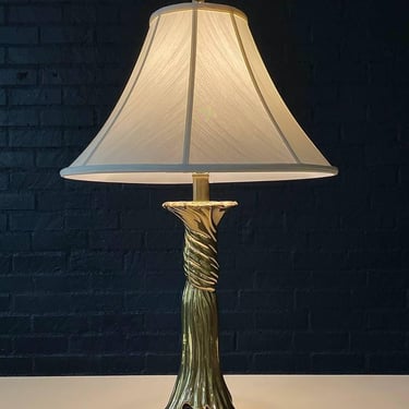 Mid-Century Modern Polished Brass Table Lamp by Rembrandt, c.1960’s 