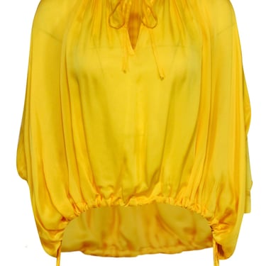 Rhode - Bright Yellow V-Neckline Blouse Sz XS