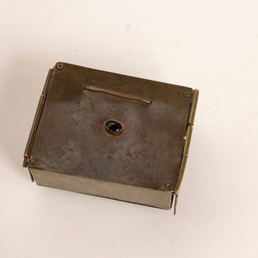 1940s Belt Buckle Cigarette Case Copper 