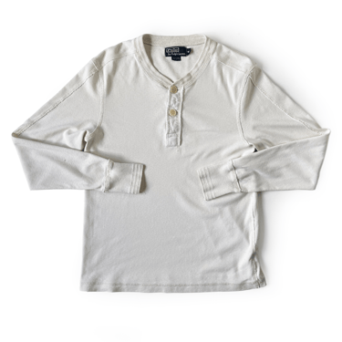 POLO RALPH LAUREN CREAM COTTON HENLEY