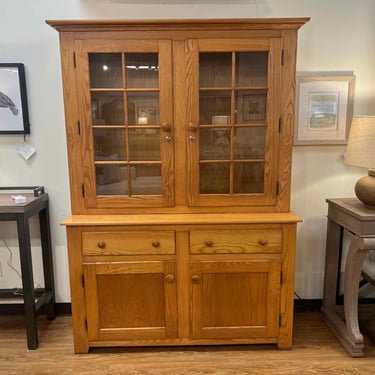 Golden Oak China Cabinet