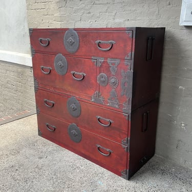 Vintage Stacking Tansu Chest