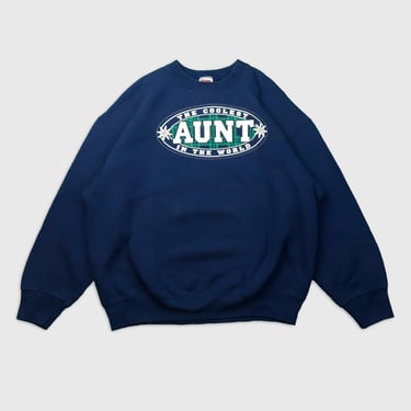 Vintage Coolest Aunt In The World Sweatshirt Sz XL