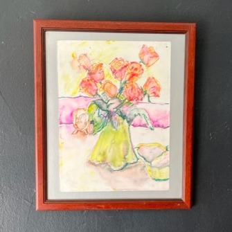 Framed Floral Watercolor