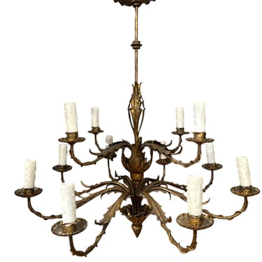 Italian Gilt Chandelier