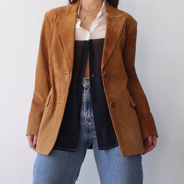 90s Butterscotch Suede Jacket