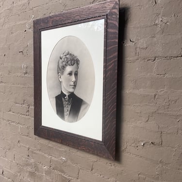 Print in Antique Oak Frame