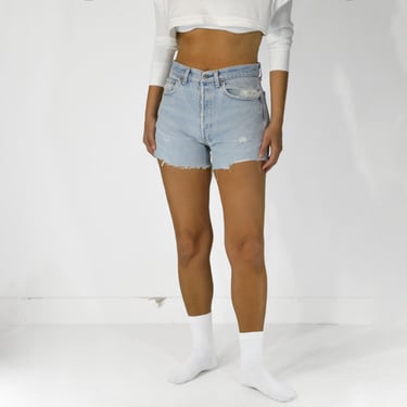 Vintage Levi's 501 Jean Shorts 29” Waist | 100% Cotton Denim | 1980s Made in USA | Tag W32 