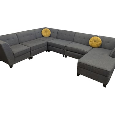 Harbour City San Marino Dark Gray 6 Pc Sectional