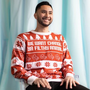 (Pre-Order Ships 11/30) We Want Change Ugly Sweater