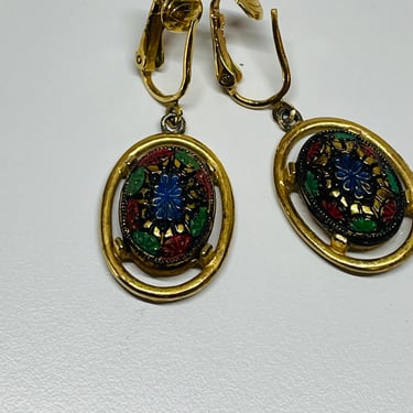 Sara Coventry Mosaic Earrings