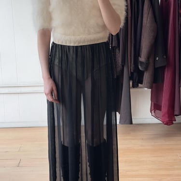 Antique Onyx Sheer Skirt | XS 