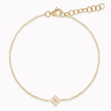 Diamond Clover Bracelet