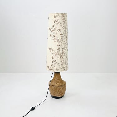 Mid century ceramic handmade floor lamp 1960s Germany 