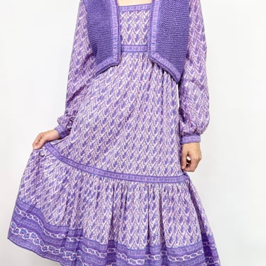Violet Gardens Indian Cotton Set