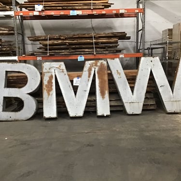 BMW Dealership Sign Letters (Tacoma)