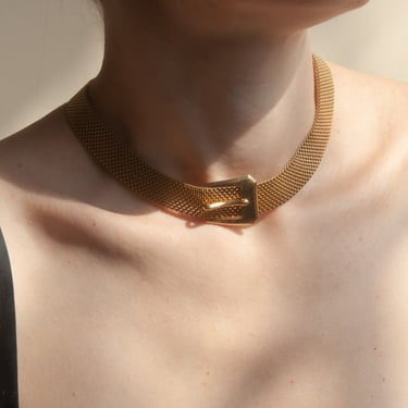 2187a / buckle collar necklace 