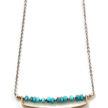 J&amp;I Jewelry | Turquoise + 14kg Filled Necklace