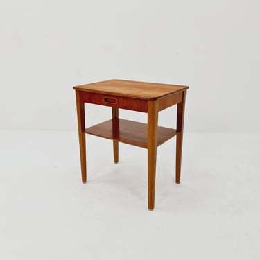 Mid century Scandinavian teak side table / bedside table, 1960s 