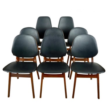 Set of 8 Arne Hovmand-Olsen Dining Chairs