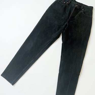 Vintage Levi's Faded Black Tapered Jeans