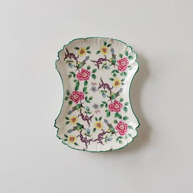 vintage old foley "chinese rose" porcelain plate