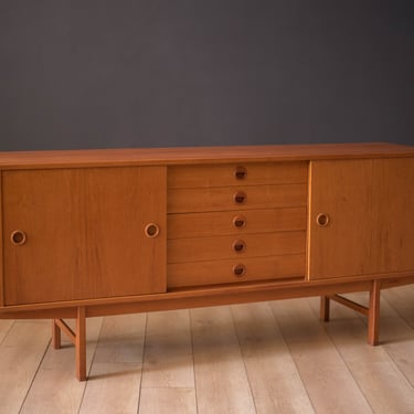 Mid-Century Modern Teak Sideboard Credenza by Dux of Sweden 