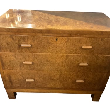 Danish 1930's Burl Wood  Commode
