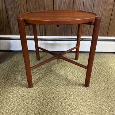 Hans Wegner AT35 Andreas Tuck 2 pc Teak Danish Denmark Folding Table 