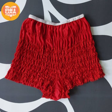 Super Sassy Vintage Red Lacy Pettipants Bloomers 