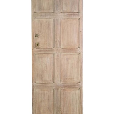Antique 8 Pane Oak Passage Room Door 77.5 x 26.5