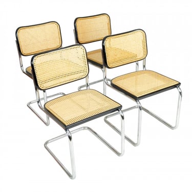 Set of 4 Marcel Breuer Cesca Chairs by Knoll