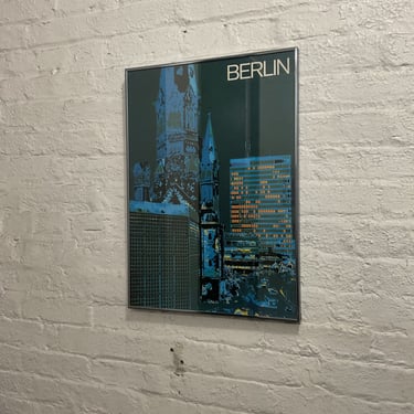 Berlin Black Light Poster