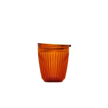 6oz Cup with Lid, Amber