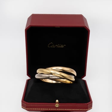 Cartier 18 Karat Trinity Bangle, Extra Large