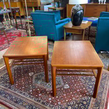 Danish Teak End/Side Tables by Mobelfabrikken Toften