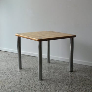 Post Modern Butcher Block Dining Table Attributed to Philip Salmon and Hugh Hamilton for Kinetics 