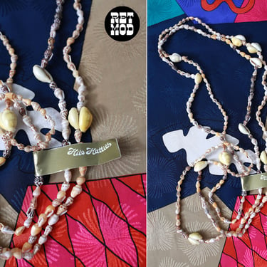 Vintage Hawaiian Sea Shell Necklace Set of 2 - Hilo Hattie 