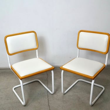 Vintage Pair of Italian Cesca Chairs 