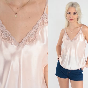 NWT Vintage Victoria's Secret Gold Label Pink Lace CAMISOLE