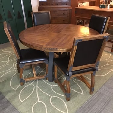 Acacia Dining Table w 6 Chairs (Seattle)