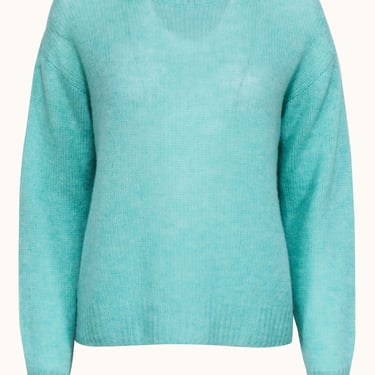360 Cashmere - Seafoam Green Knit Crewneck Sweater Sz M