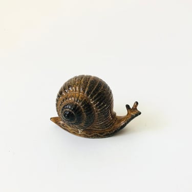Mid Century Pottery Snail 