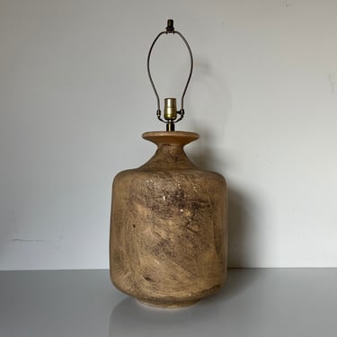 Mid-Century David Cressey- Style Studio Pottery Table Lamp 