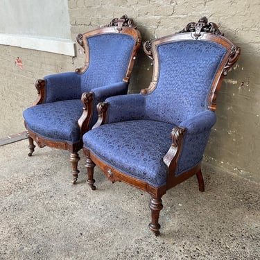 Pair of Victorian Parlor Chairs