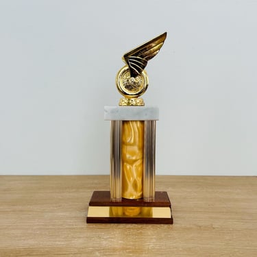 Vintage Auto Racing Trophy Chicago Sports Car Club CSCC Gymkhana 1st in Class circa 1959 